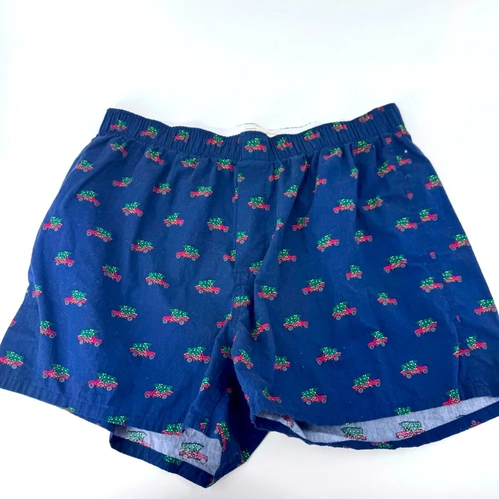 J. Crew‎ Blue Shorts with Colorful Pattern